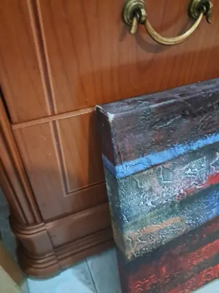 Cuadro Decorativo Abstracto 90x30cm