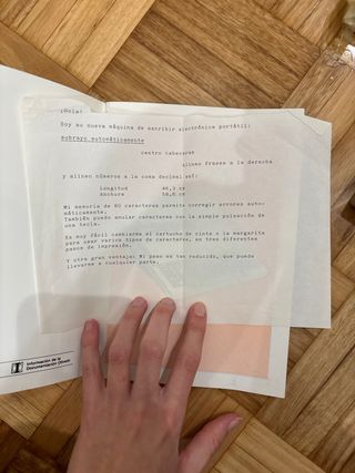 Máquina de escribir Olivetti