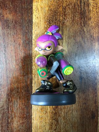 Splatoon amiibo inkling girl purple ragazza wii u