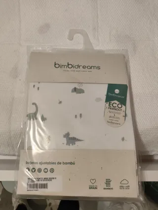 Sábana bajera Bimbidreams bambú minicuna