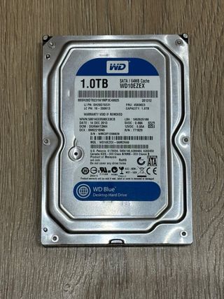 Disco Duro WD 1TB SATA 64MB Cache WD10EZEX