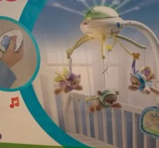 Móvil Cuna Fisher-Price Ositos Mariposas