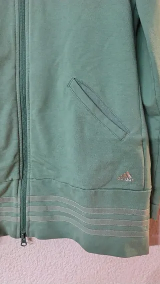 Chaqueta Adidas 3/4 Verde Talla M.