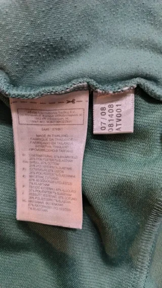 Chaqueta Adidas 3/4 Verde Talla M.