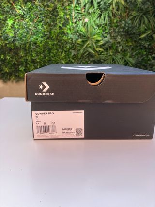 Zapatillas Converse niño negras