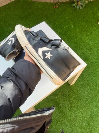 Zapatillas Converse niño negras