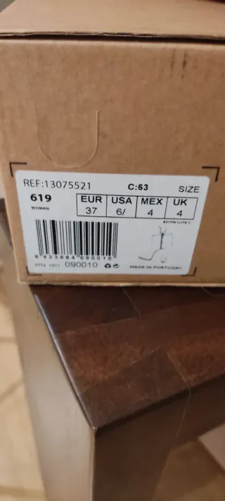 Botines de piel Talla 37