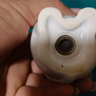 Porta stuzzicadenti cane bianco