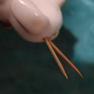 Porta stuzzicadenti cane bianco