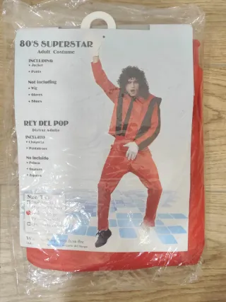 Disfraz Michael Jackson talla M-L