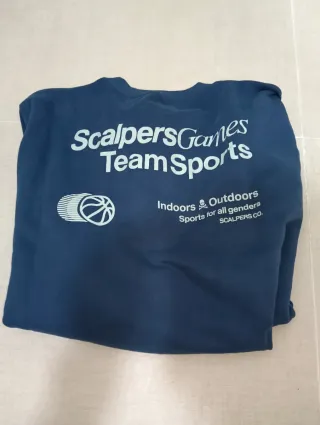 Sudadera Scalpers Azul Talla XXL