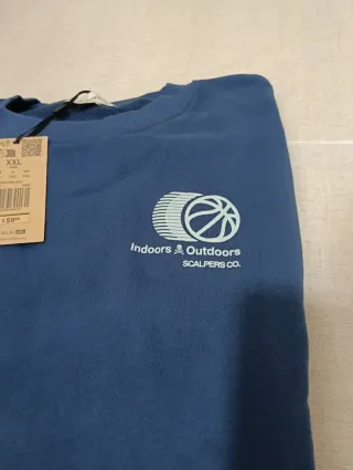 Sudadera Scalpers Azul Talla XXL