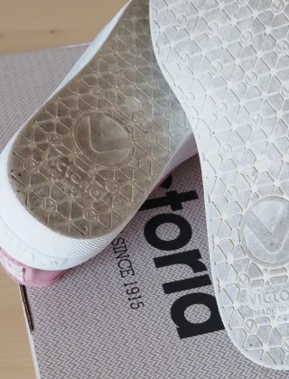 Zapatillas bambas Victoria plataforma rosas