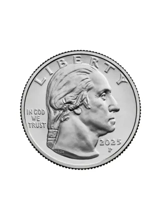 Moneda quarter, cuarto dólar 2025 Vera Rubin SC.