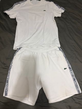 Conjunto Lacoste Camiseta y Pantalón Corto