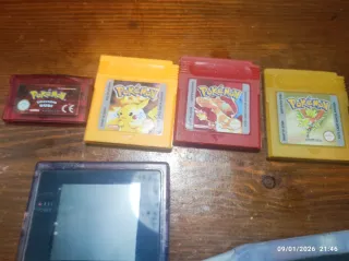 Lote Game Boy Color y Advance + Juegos Pokémon