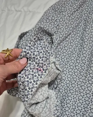 Camisa Celio Slim Fit Estampado Floral Azul