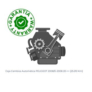 Caja Cambios Automática PEUGEOT 2008/E-2008 20->> [25.210 Km]