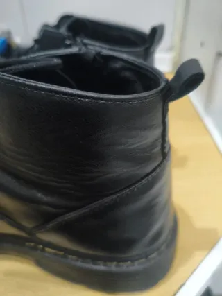 Botas negras Talla 43 con cremallera Zapatos