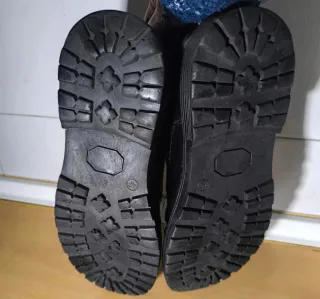 Botas negras Talla 43 con cremallera Zapatos