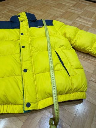 Chaqueta Tommy Jeans Plumas Amarilla y Azul