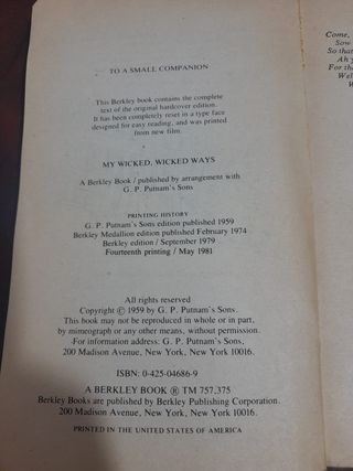 Errol Flynn – My Wicked, Wicked Ways (Autobiografí