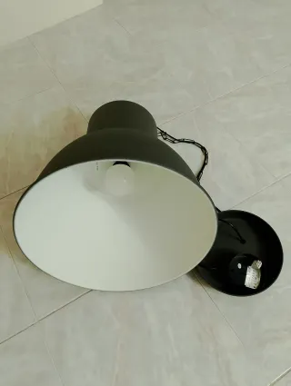 Lampada a sospensione nera