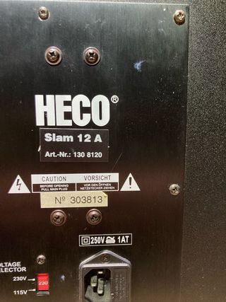 Subwoofer Heco Slam 12A Negro