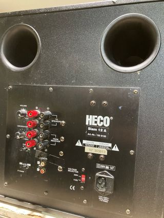 Subwoofer Heco Slam 12A Negro