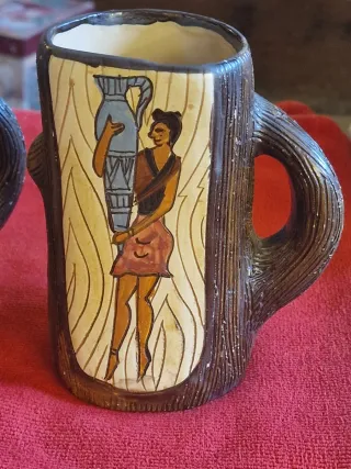 Coppia tazze ceramica Deruta