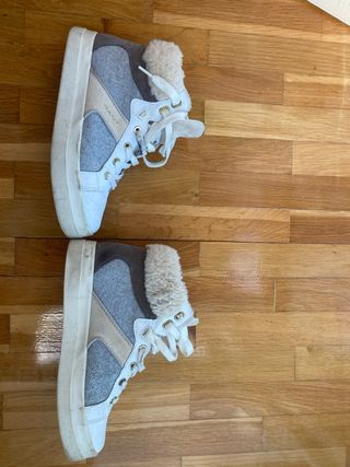 Zapatillas GANT grises y blancas