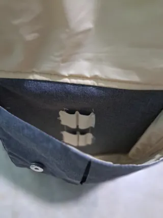 Mochila carrito bebé gris