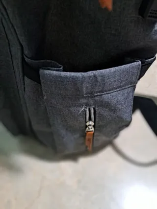 Mochila carrito bebé gris