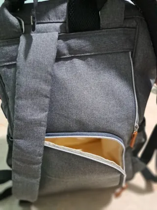 Mochila carrito bebé gris