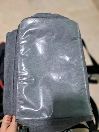 Mochila carrito bebé gris