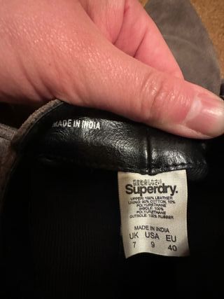 Botines grises Superdry