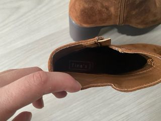 Botines de tacón marrones