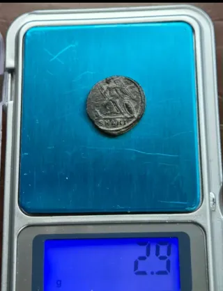 Moneda Romana Follis Constantino Antioquia