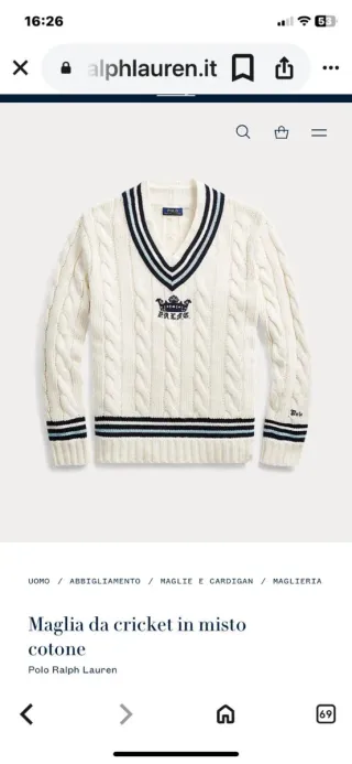 Maglione vintage Ralph Lauren L