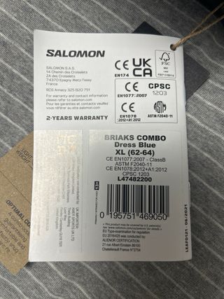 Casco Esquí Salomon Adulto Azul Marino