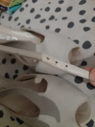 Scarpe camoscio beige Tg 37