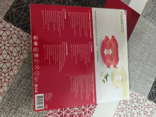 Vaporera Plegable Silicona Ernesto Roja