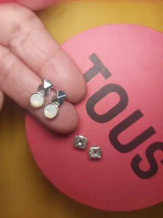 Pendientes Tous Plata y Gema