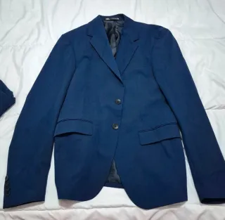 Traje Zara Azul Marino