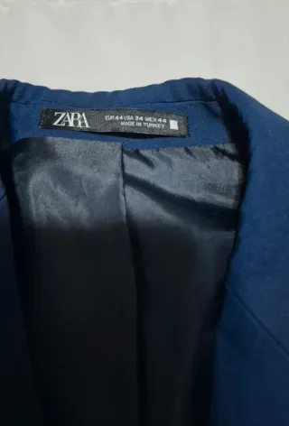 Traje Zara Azul Marino