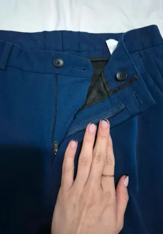 Traje Zara Azul Marino