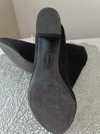 Zapatos de salón ante negros T 37 Graceland