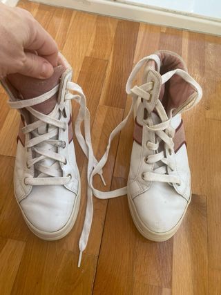 Zapatillas GANT blancas y marrones
