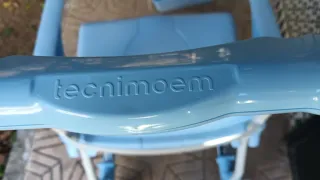 Silla de ducha para discapacitadoMoem azul y bla