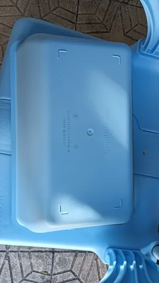 Silla de ducha para discapacitadoMoem azul y bla